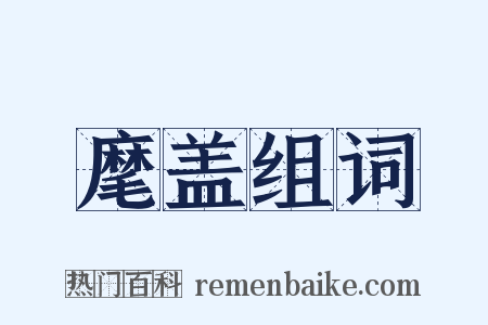 麾盖组词是什么意思的图片